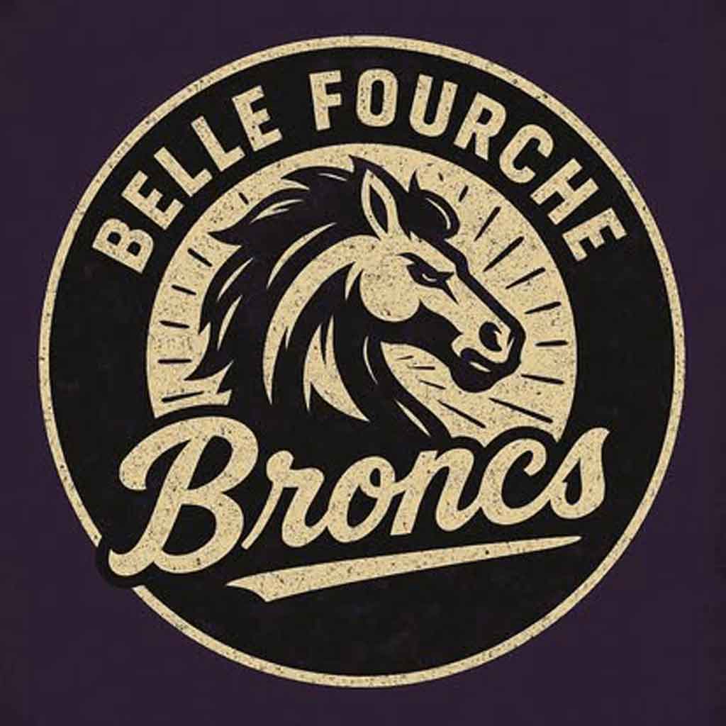 Belle Fourche Broncs Circle Logo
